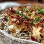 Budget-Friendly Creamy Chicken Wild Rice Casserole - featured image