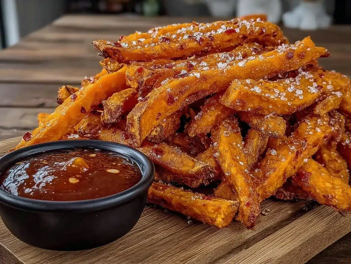 Budget Sweet Potato Fries in Air Fryer: 1 Person, Cheap 4 budget sweet potato fries in air fryer preparation steps