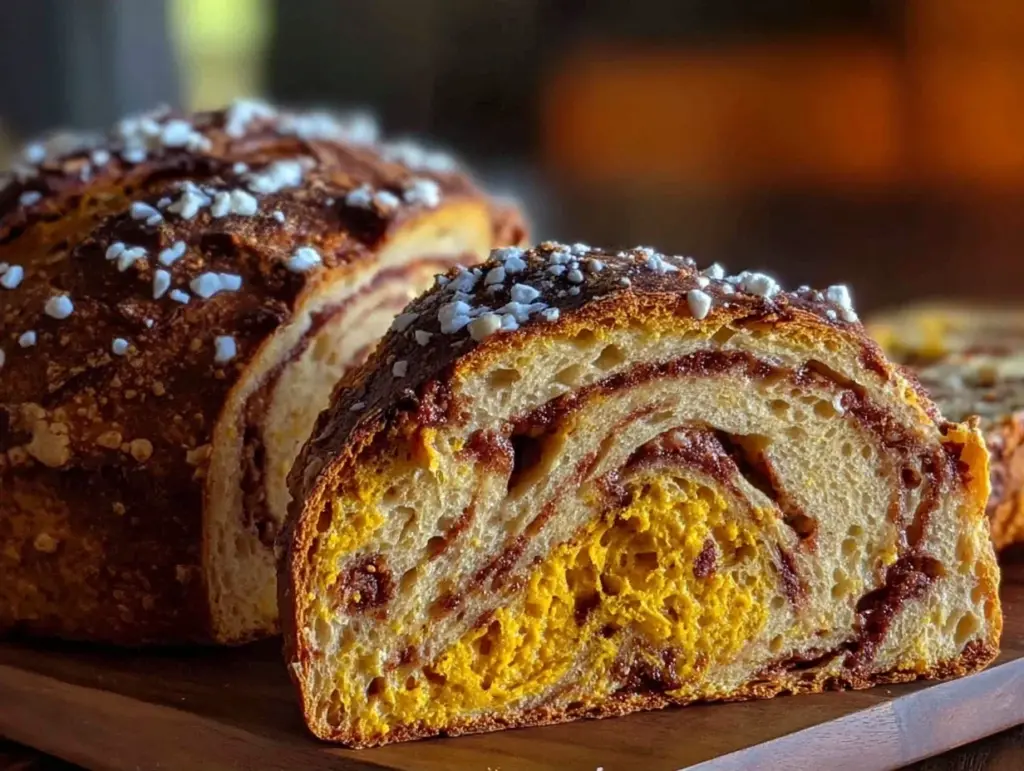 Cozy Fall Pumpkin Sourdough - featured image
