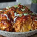 creamy buffalo chicken dip - featured image