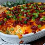 creamy buffalo chicken dip - featured image