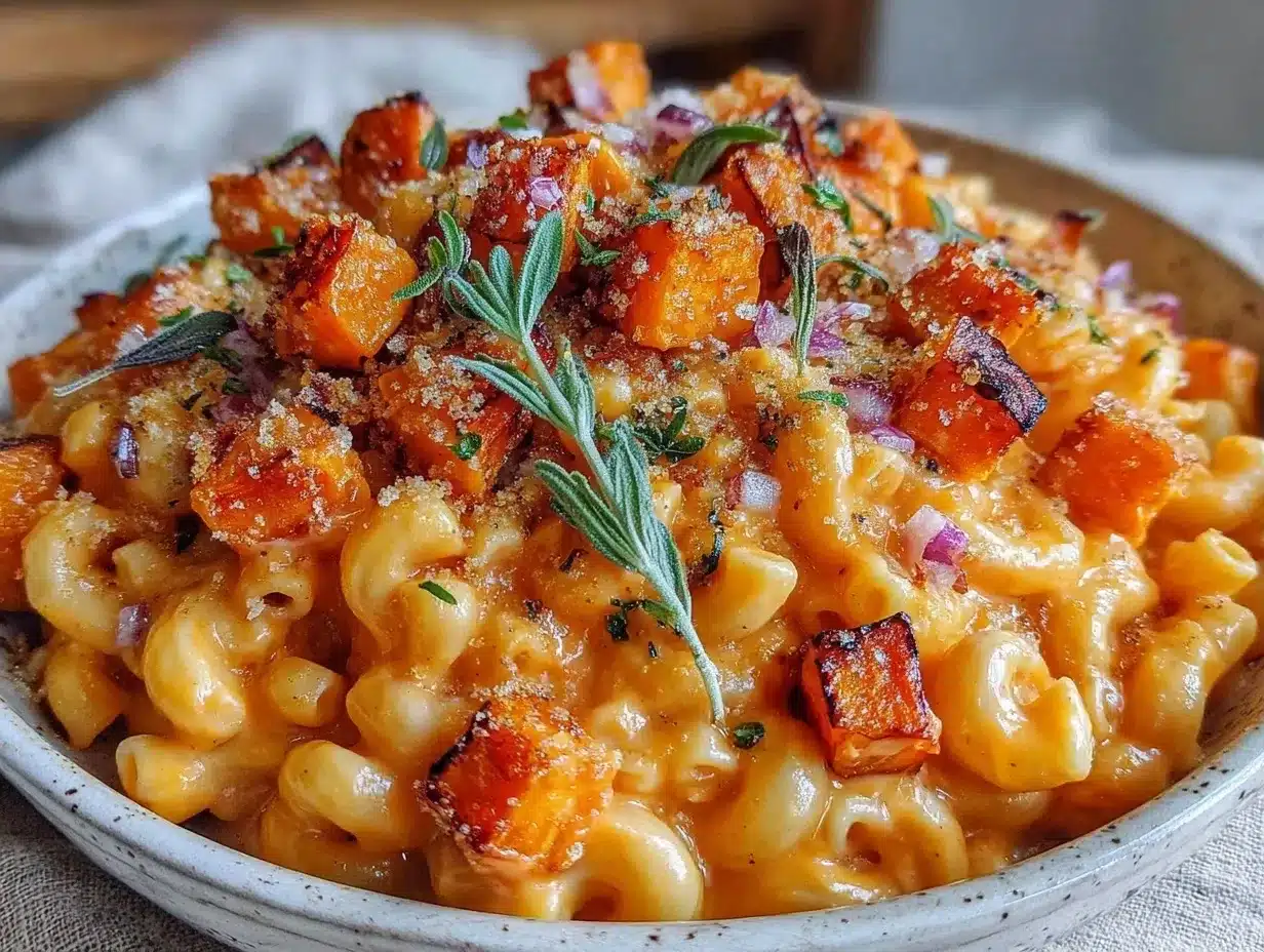 Creamy Butternut Squash Mac and Cheese: Easy 30-Min Gluten Free 4 Creamy Butternut Squash Mac and Cheese preparation steps