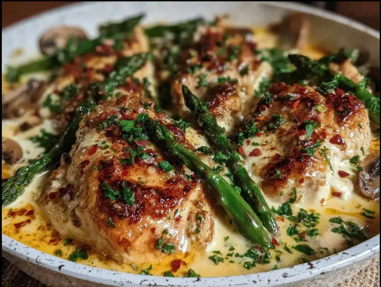 Creamy Garlic Parmesan Chicken Skillet for One: Easy No-Leftovers Dinner 4 creamy garlic parmesan chicken skillet for one preparation steps