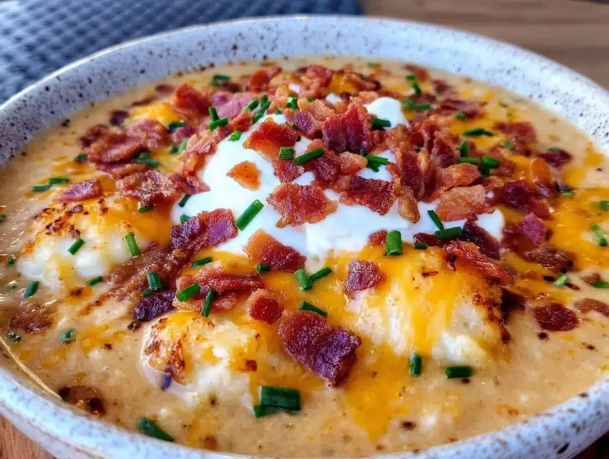Creamy Loaded Baked Potato Soup: 30-Minute Gluten-Free 4 Creamy Loaded Baked Potato Soup preparation steps