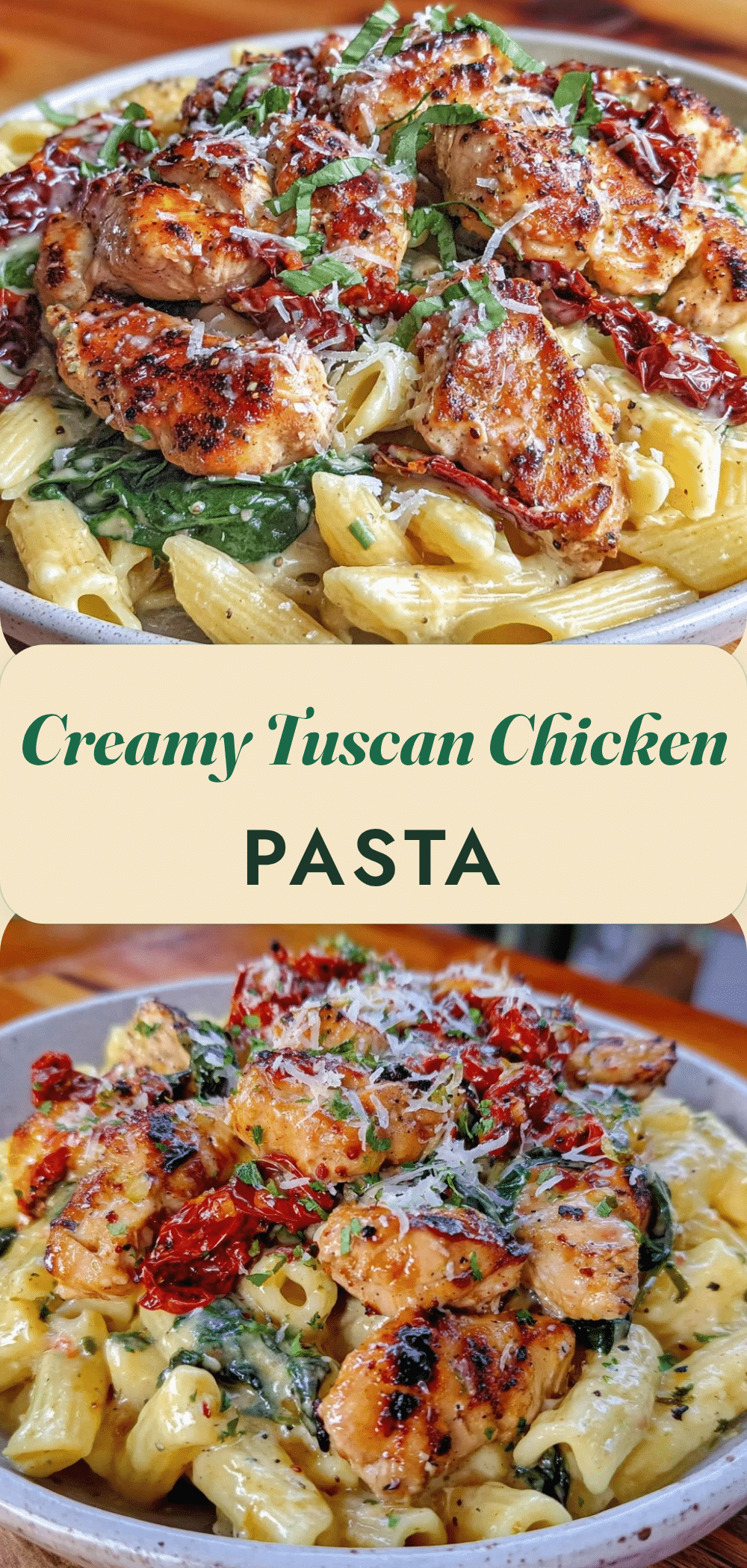 Creamy Tuscan Chicken Pasta: 1 Comfort Meal for You 5 creamy Tuscan chicken pasta recipe