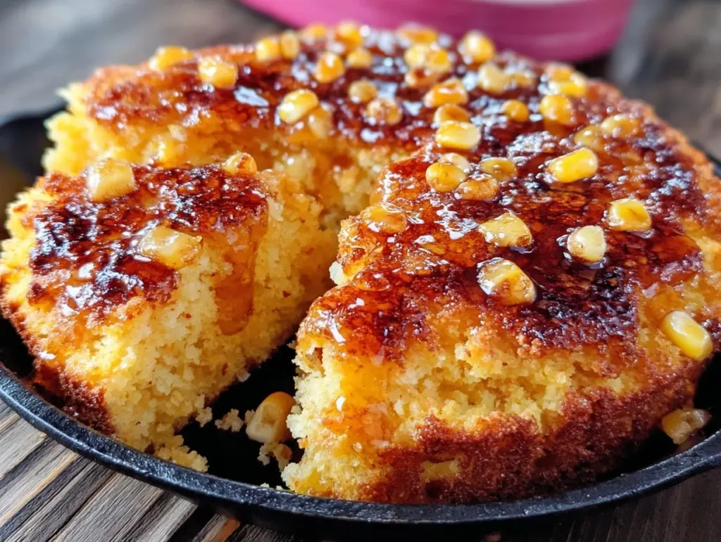 Crispy Buttery Cast Iron Cornbread - featured image