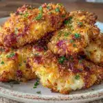 crispy parmesan crusted chicken tenders - featured image