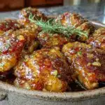 crockpot honey garlic chicken thighs - featured image