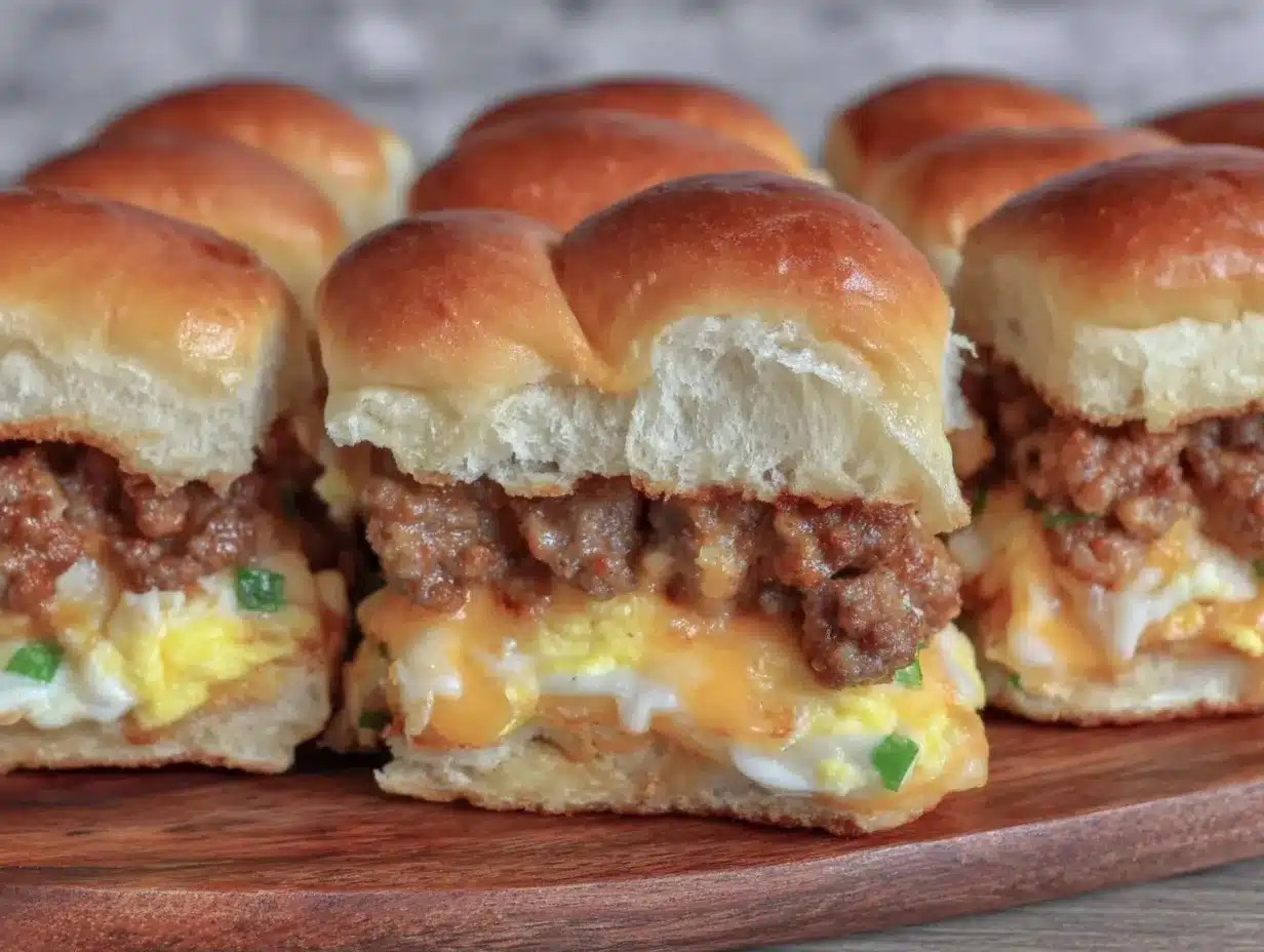 Make Ahead Tailgate Breakfast Sliders: 5 Easy Game Day Bites 4 Easy Make Ahead Tailgate Breakfast Sliders preparation steps