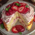 Easy Neapolitan Layer Cake - featured image
