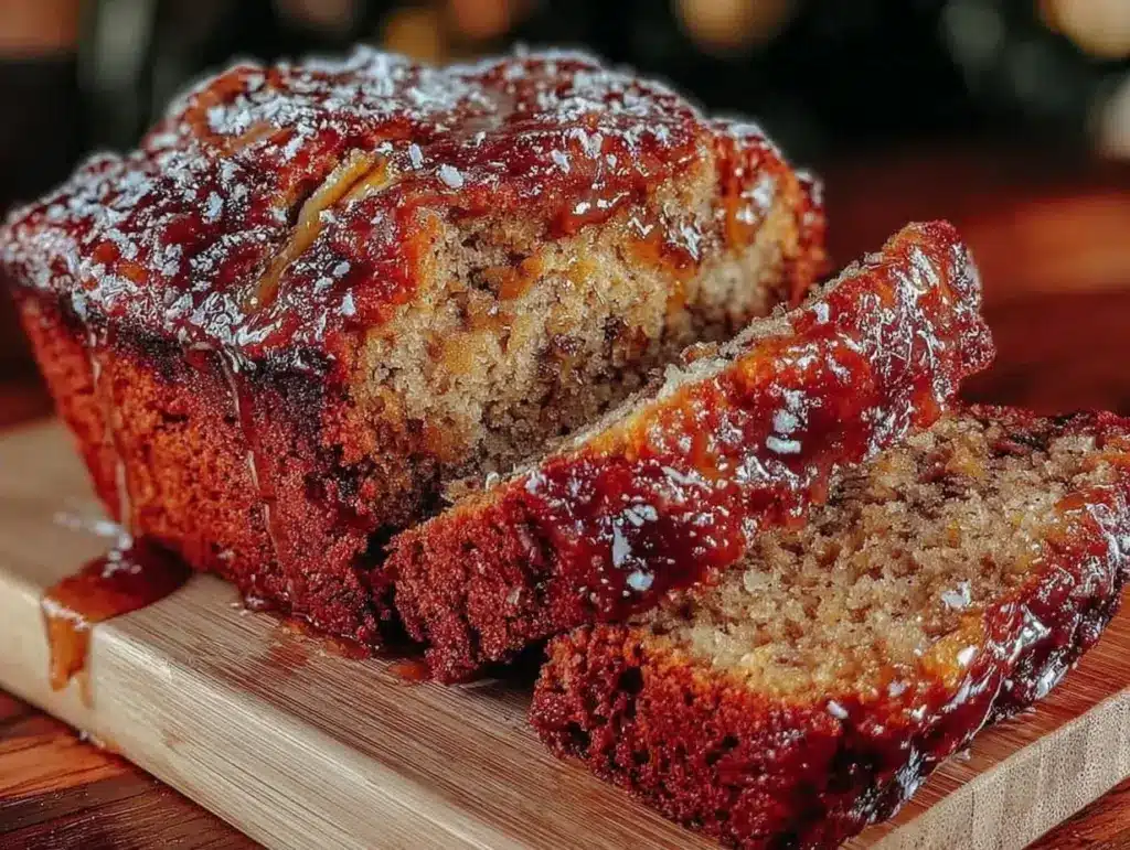 easy one-bowl brown butter banana bread - featured image