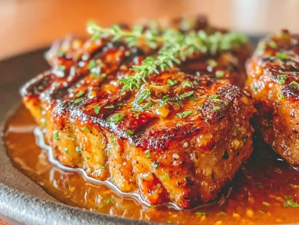 Home 2 easy pan-seared pork chops for one - featured image