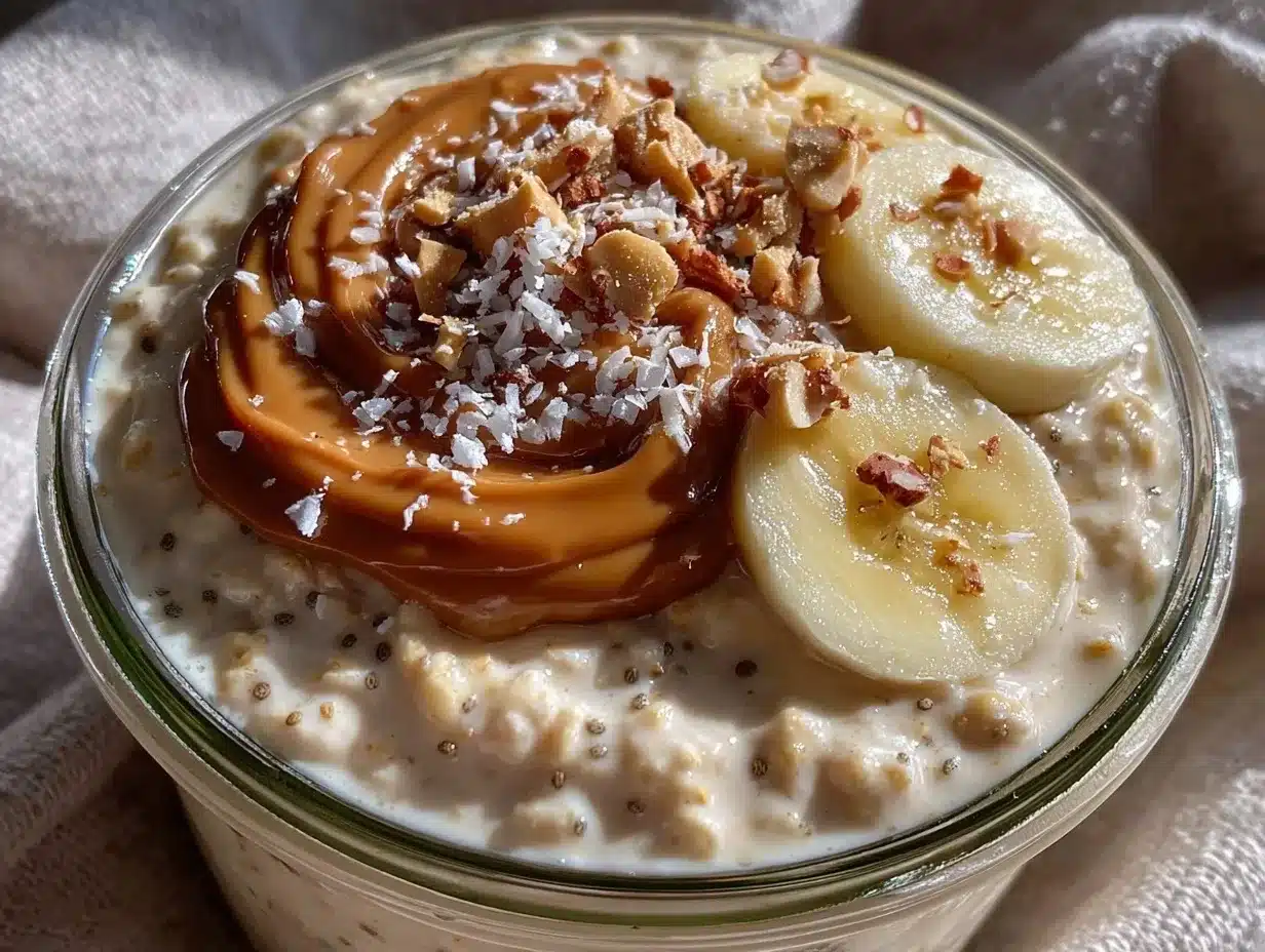 Easy Peanut Butter Banana Overnight Oats: 5-Min Meal Prep 4 easy peanut butter banana overnight oats preparation steps