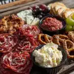 football charcuterie board - featured image