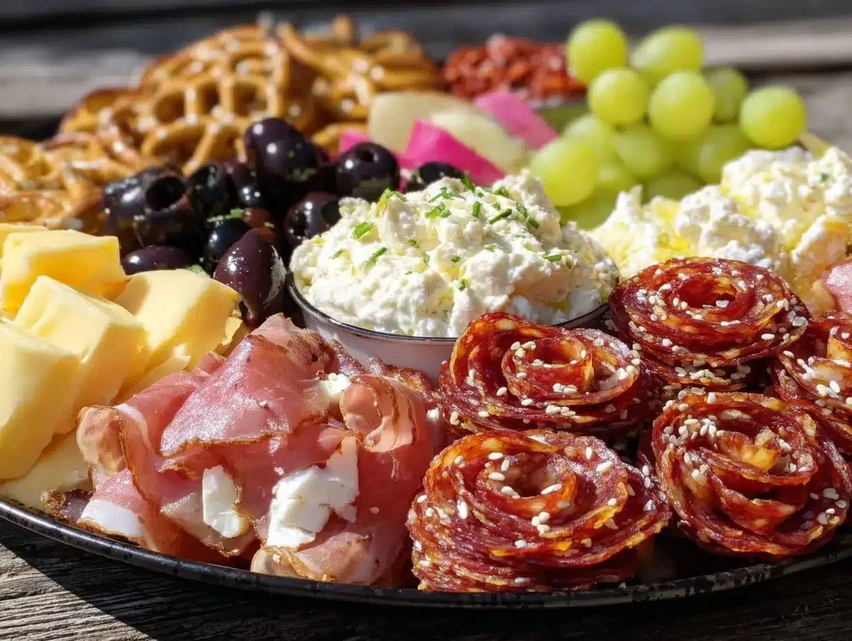Football Charcuterie Board: The Way My Dad Made It 4 football charcuterie board preparation steps