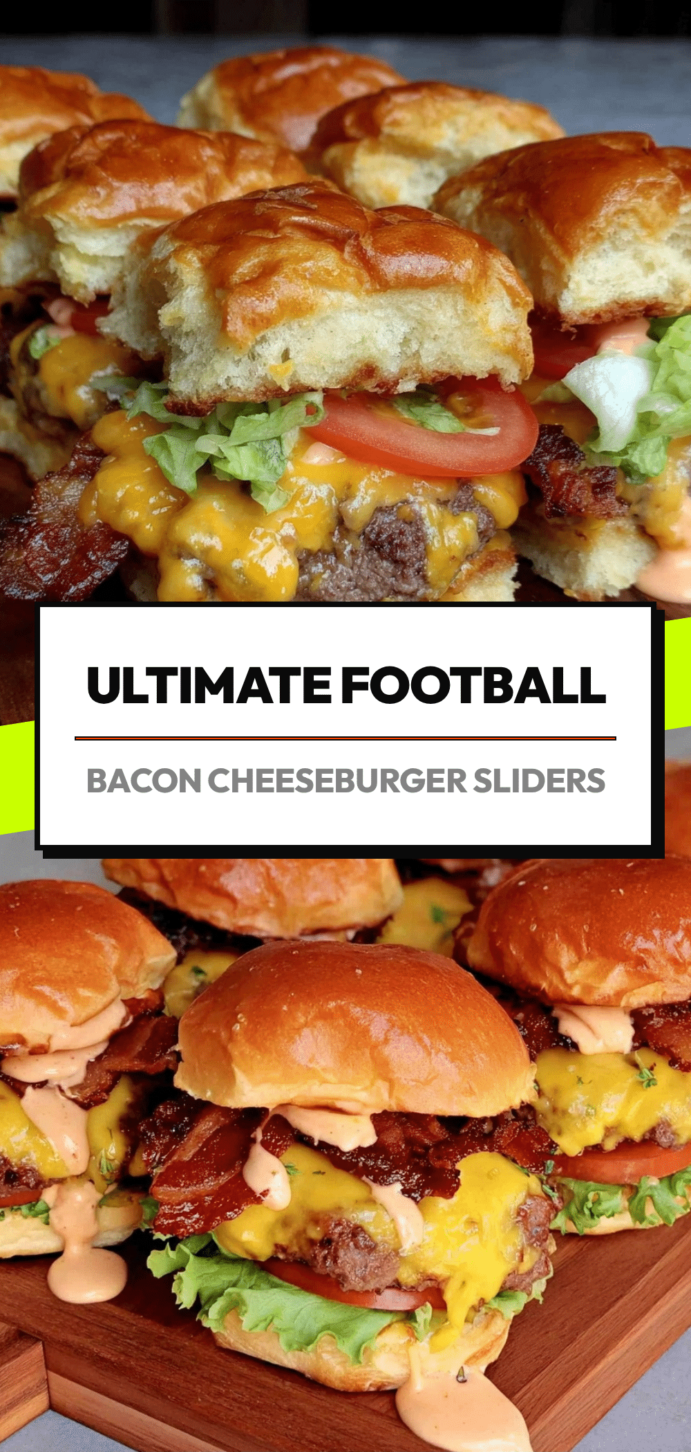Easy Football Sliders: Best 3-Ingredient Cheeseburger Recipe 5 football sliders recipe