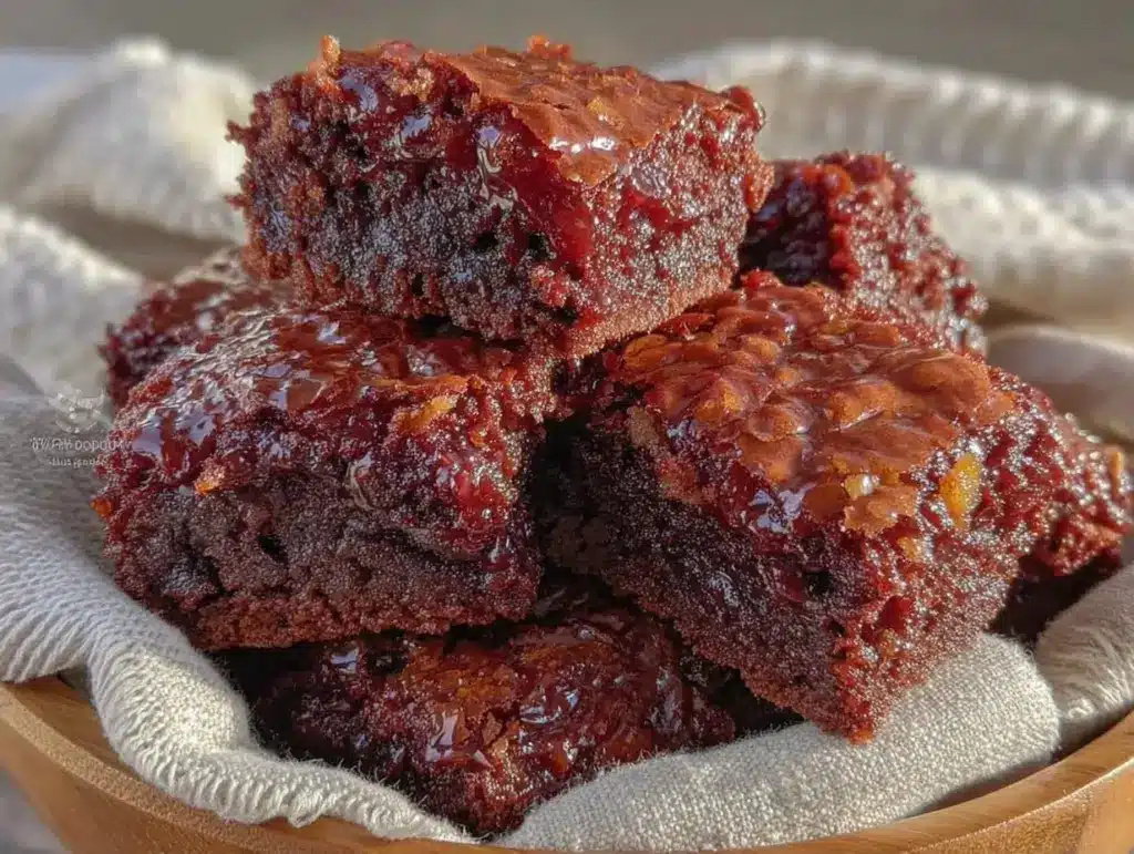 fudgy one-bowl brownies - featured image