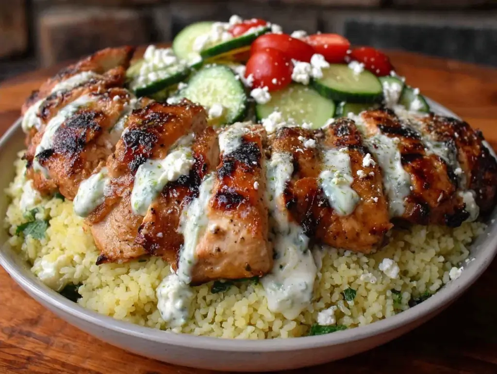 Greek Chicken Bowls for One - featured image