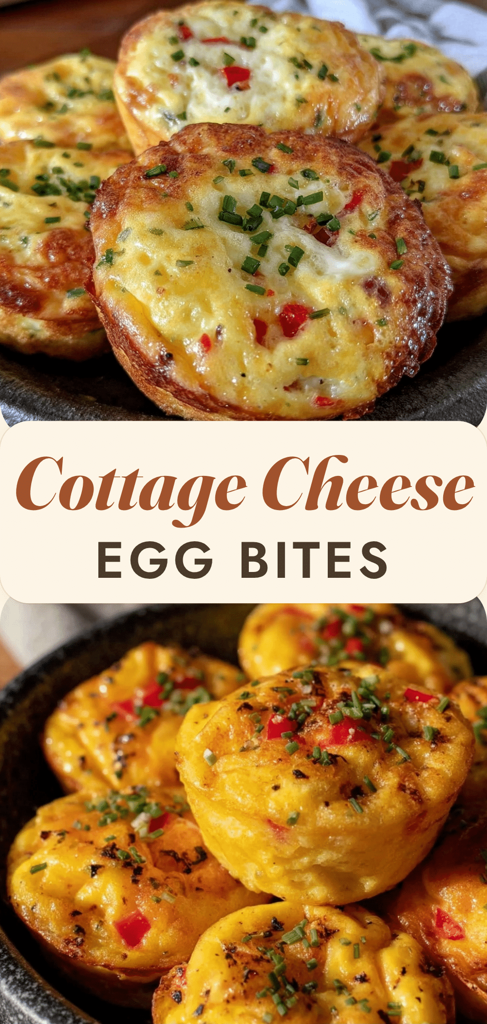 High-Protein Cottage Cheese Egg Bites: 4 Grab-and-Go Meals 5 high-protein cottage cheese egg bites recipe