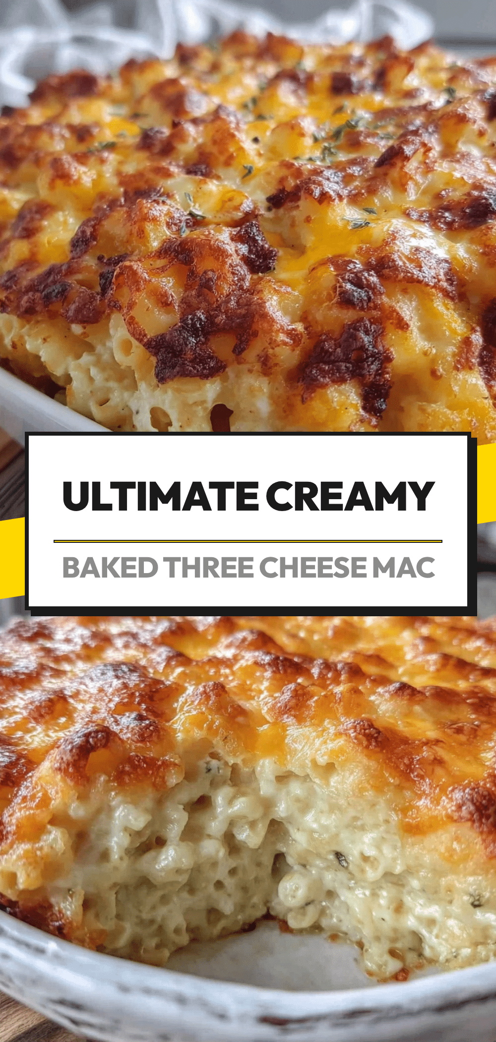 Make-Ahead Baked Three-Cheese Mac and Cheese: 5-Day Meal Prep 5 make-ahead baked three-cheese mac and cheese recipe