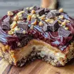 no-bake chocolate peanut butter pie - featured image
