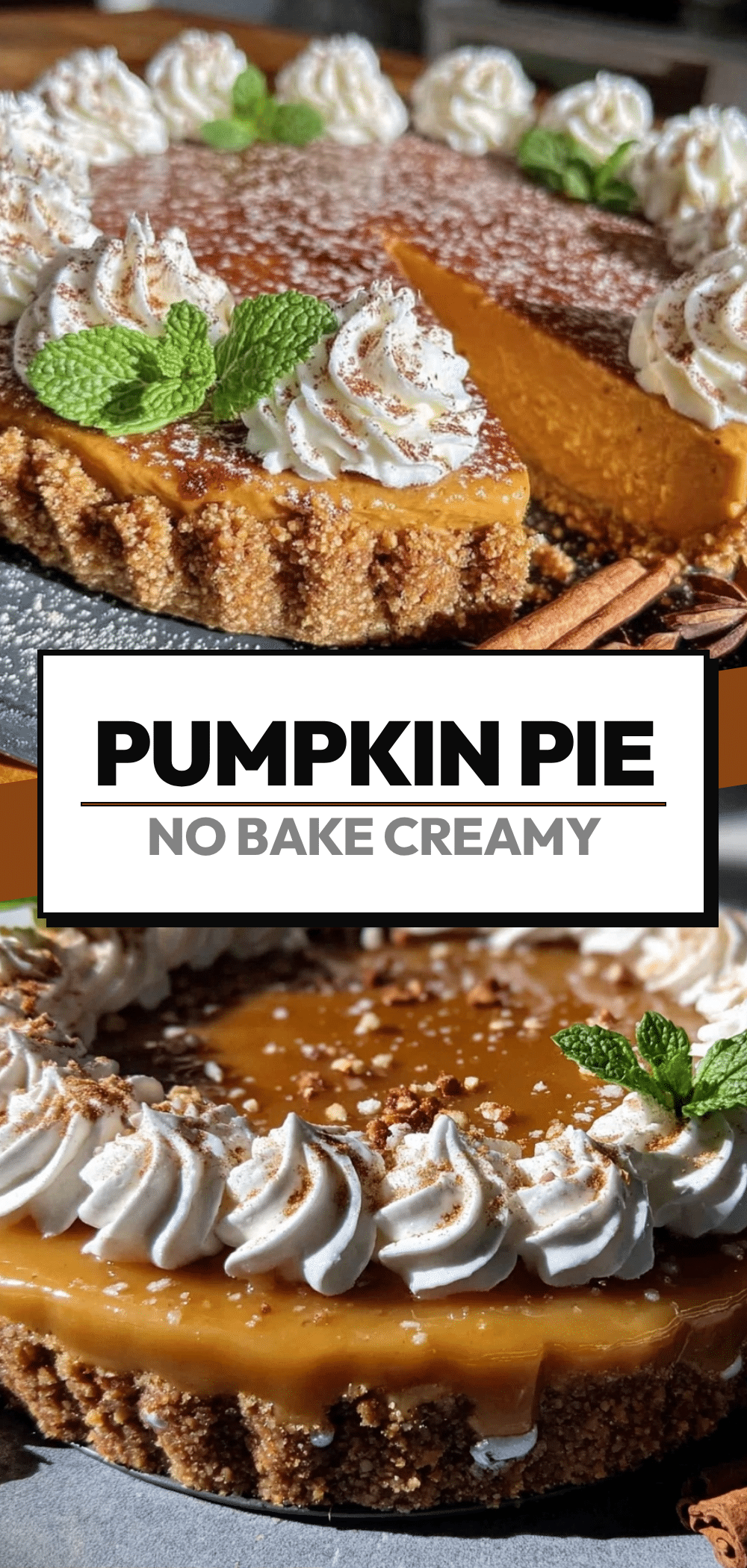 No-Bake Pumpkin Pie with Gingersnap Crust: 1 Secret Trick 5 no-bake pumpkin pie with gingersnap crust recipe