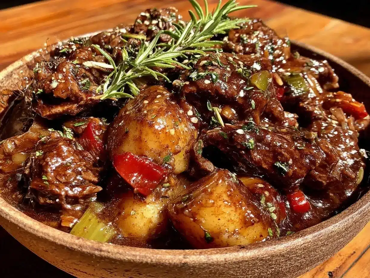 Slow Cooker Beef Stew: The Way My Nana Made It 4 slow cooker beef stew preparation steps